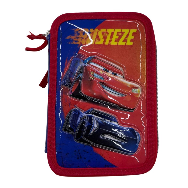 Astuccio completo 3 zip Cars - Pixar