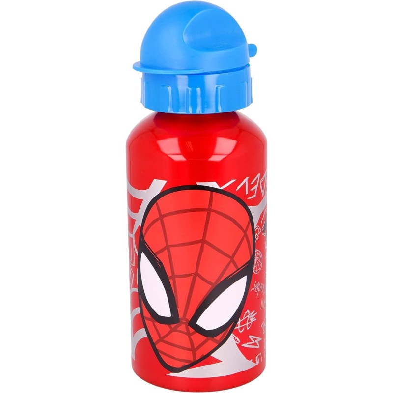 Borraccia SpiderMan in alluminio per bambino - Marvel