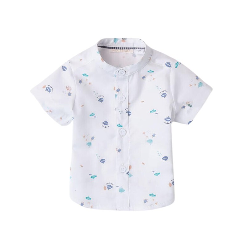 Camicia alla coreana per neonato - Minibanda