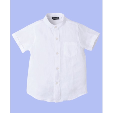 Camicia estiva bianca da bambino - Sarabanda