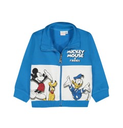 Felpa con zip mezza stagione Mickey e Paperino da neonato - Disney