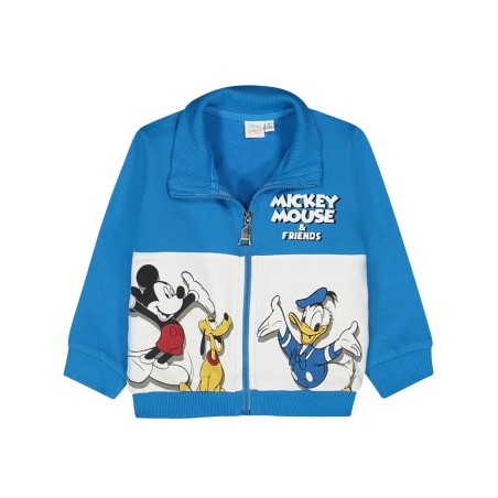 Felpa con zip mezza stagione Mickey e Paperino da neonato - Disney