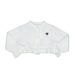 Giacchino in tricot per neonata - Mini Birba