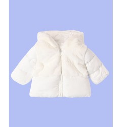Piumino invernale con cappuccio neonata- Minibanda