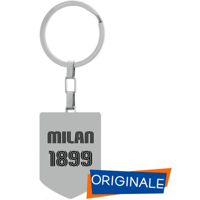 Portachiavi in acciaio Milan 1899 - AC Milan