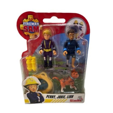 Sam il pompiere set 2 personaggi + 1 cucciolo - Simba Toys