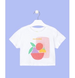 T-shirt estiva con stampa per bambina - Losan