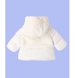 Piumino invernale con cappuccio neonata- Minibanda