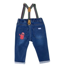 Jeans con bretelle meza stagione - Losan