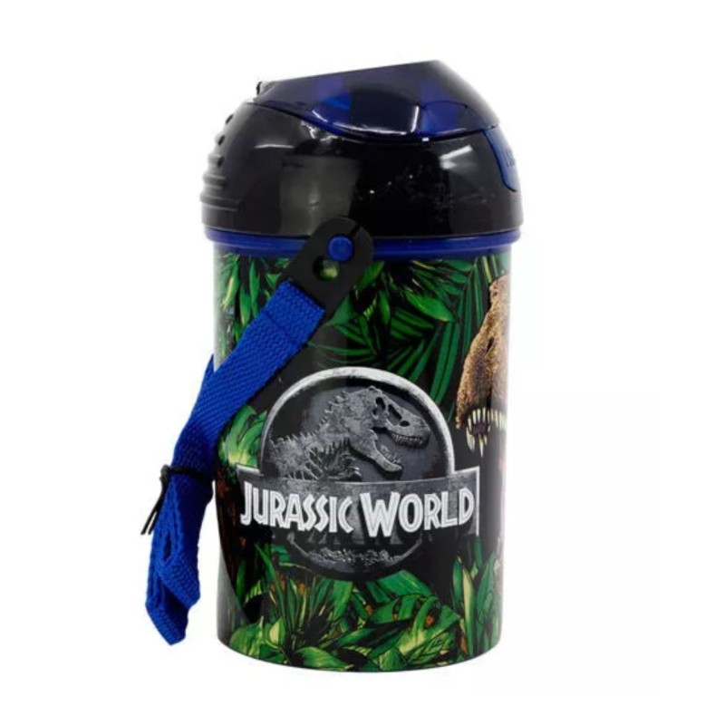 Borraccia con cannuccia 450 ml - Jurassic World