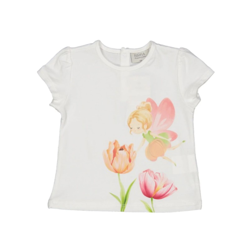 T-shirt estiva bambina Tulips - Birba