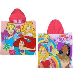 Poncho mare per bambina - Disney Princess